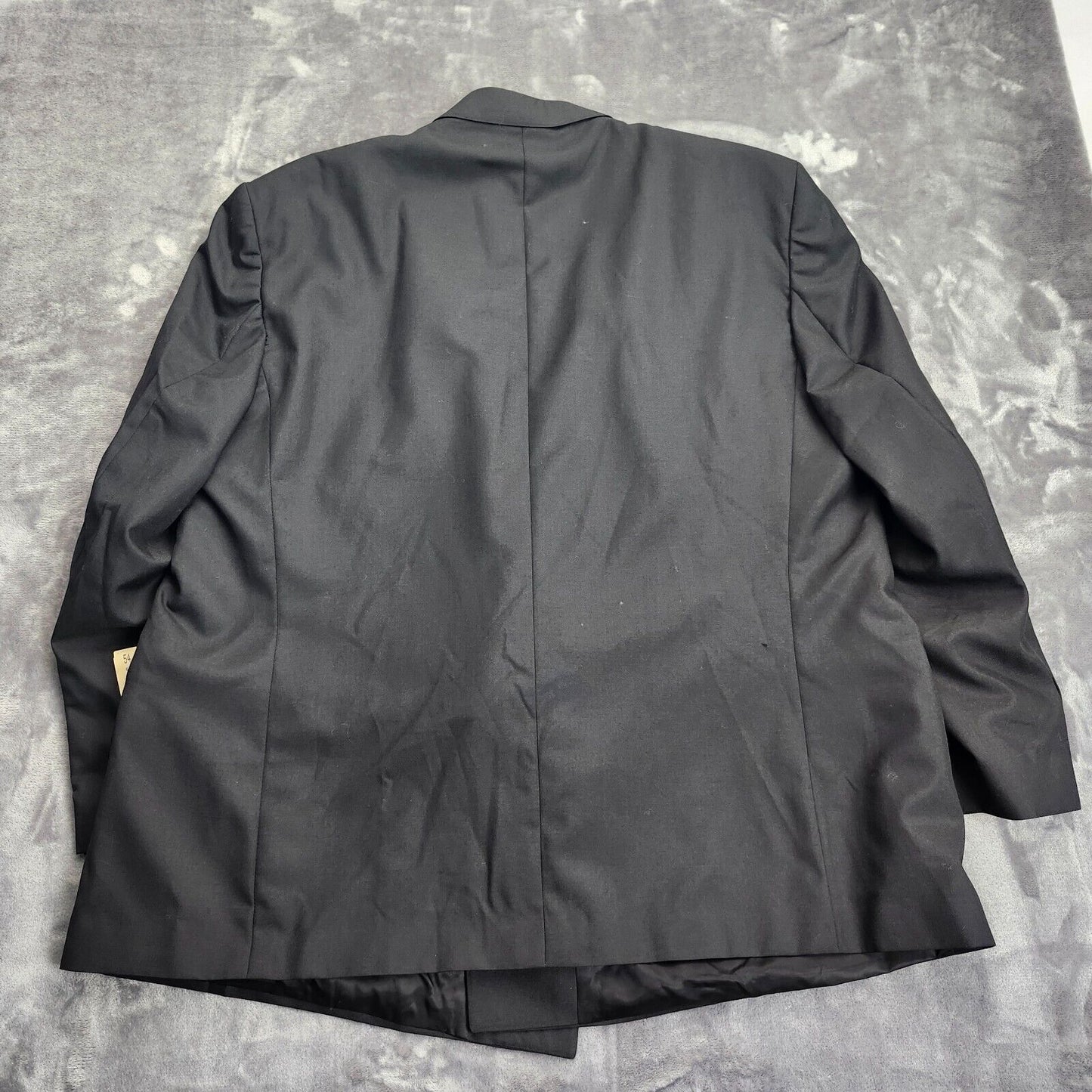 NWT Hardwick Clothes Men's Suit Jacket Black 54 Reg Peak Lapel Double Breasted