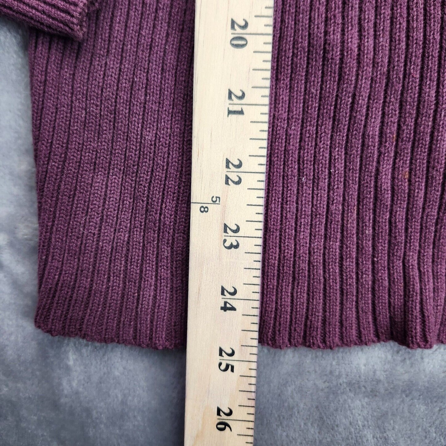 Mens BUFFALO DAVID BITTON Med 100% COTTON 1/4 Zip Long Sleeve Sweater