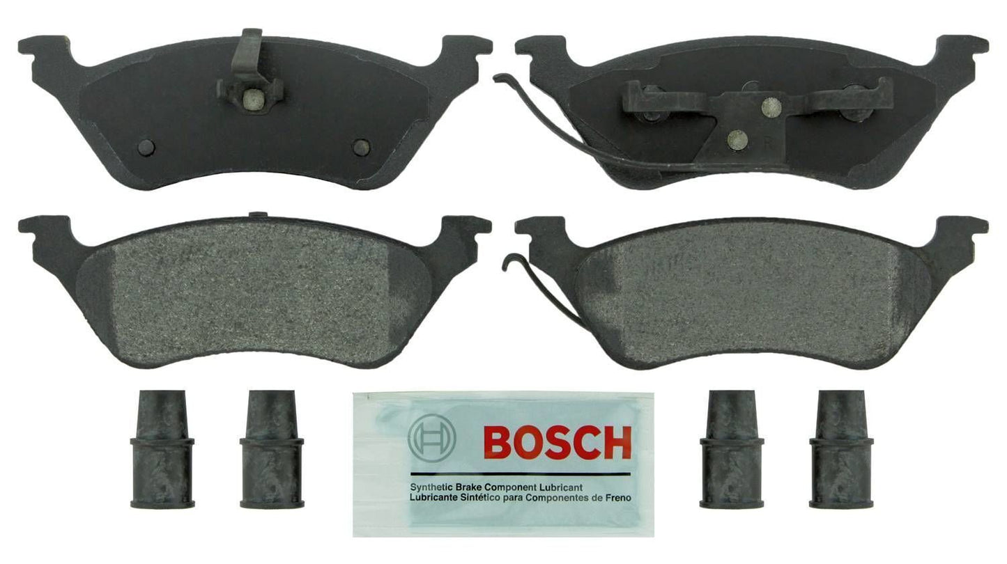 Disc Brake Pad Set-Blue Semi-Metallic Brake Pads with Hardware Bosch BE858H
