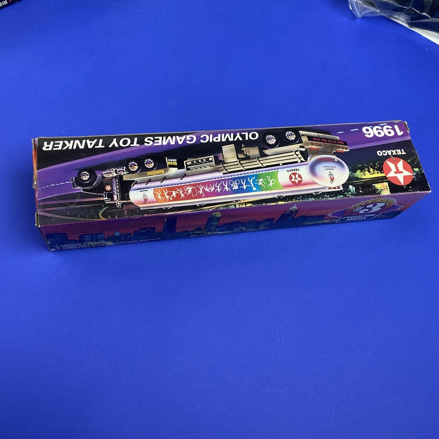 1996 TEXACO Olympic Games Toy Tanker Truck Vehicle 14.25 Inches