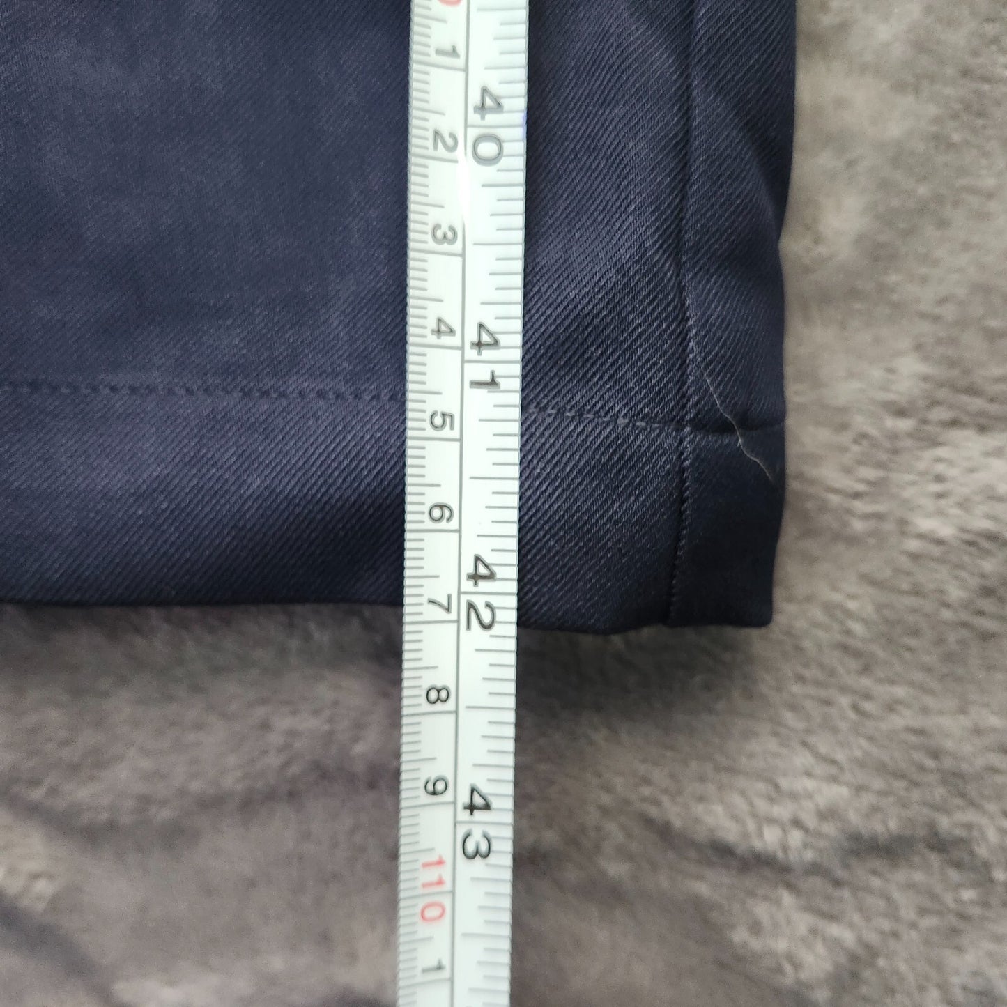 CIDER Womens Mid Rise Solid Pocket Straight Leg Trousers size Large