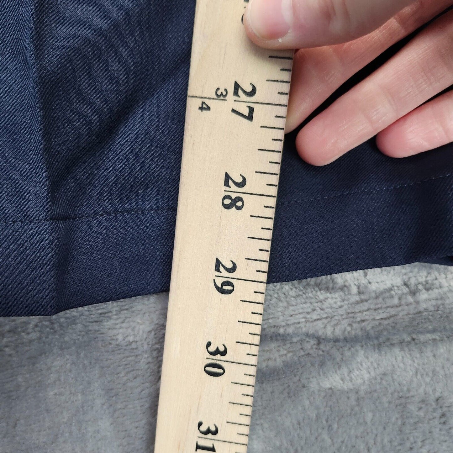 CIDER Womens Mid Rise Solid Pocket Straight Leg Trousers size Large