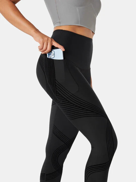 Fanka Body Sculpt Lift n Curve Leggings (with Pockets) Black Large