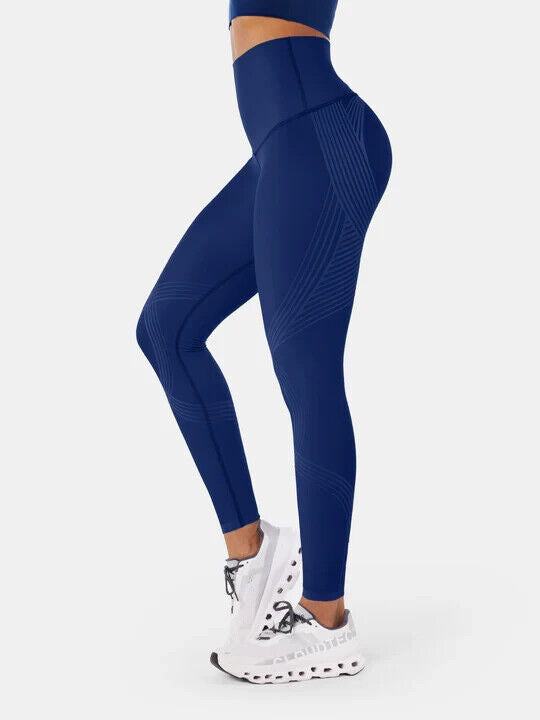 Fanka Body Sculpt Leggings (with Pockets) Navy Full Length Large