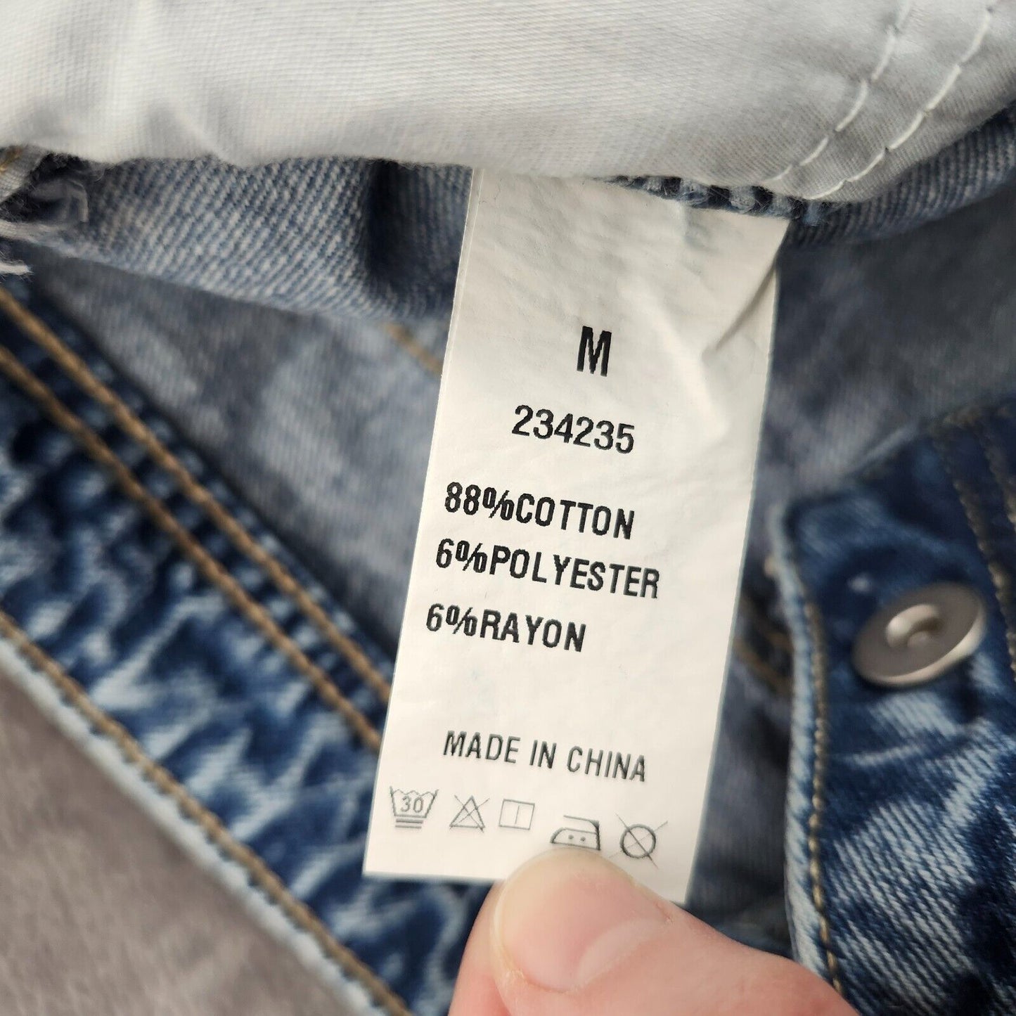 NWT Flamingals Women's High Waist Straight Ripped Ankle Blue Jeans Size Medium