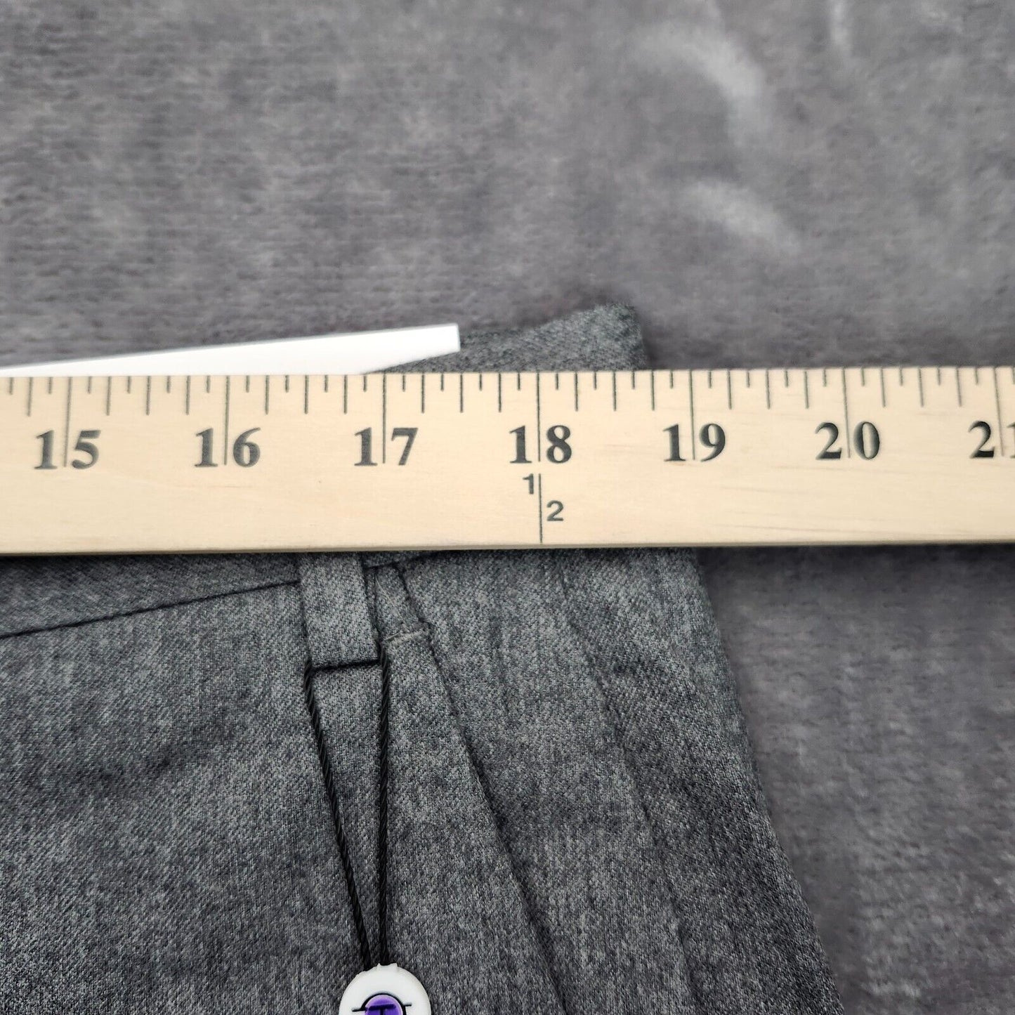 NWT Tayion By Montee Holland Mens Classic-Fit Wool-Blend Dress Pants 38W x 30L