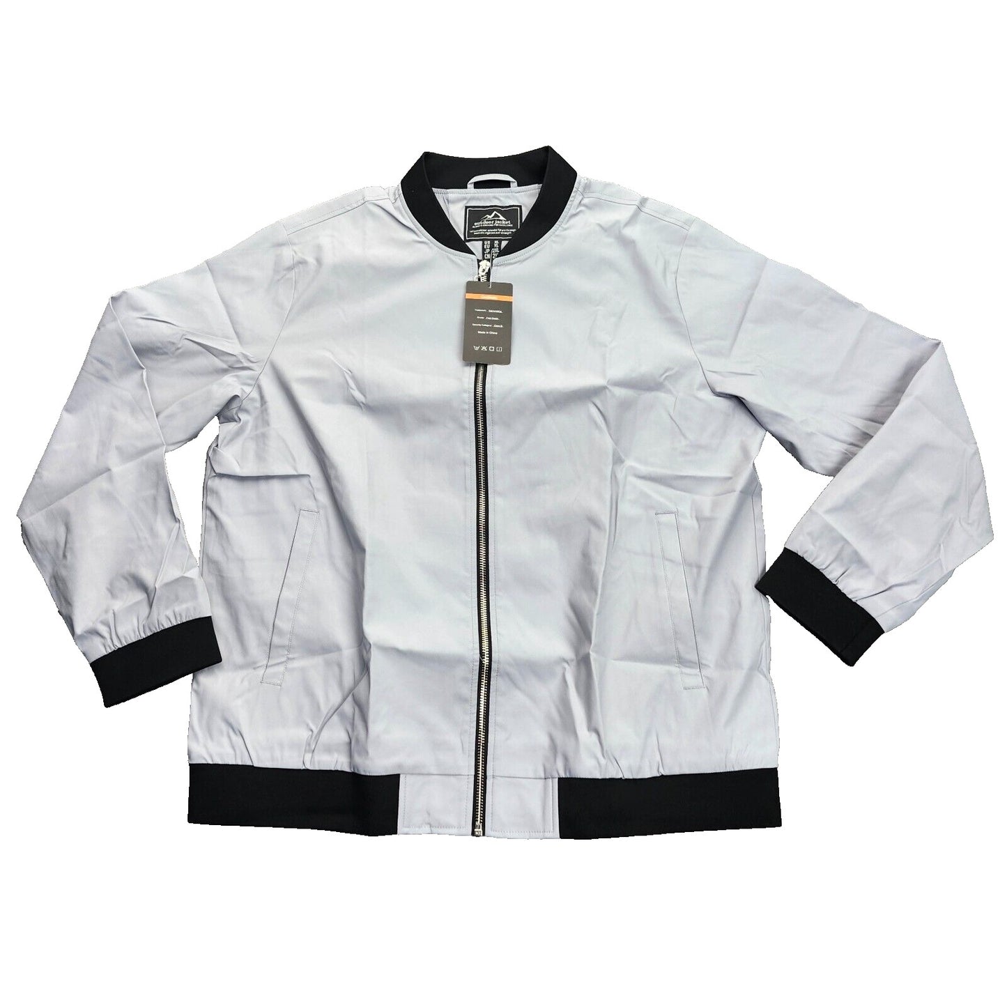 TACVASEN Outdoor Jacket Womens Lightweight Windbreaker Waterproof Rain Jacket XL