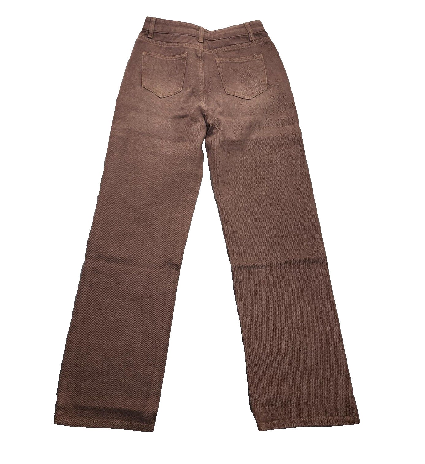 CIDER Womens Brown Straight Leg Jeans XS