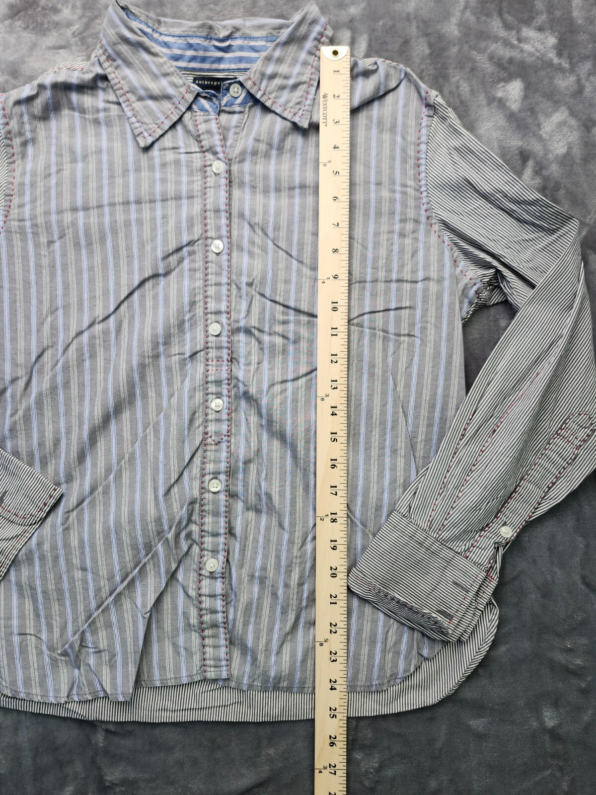 Anthropologie Button up shirt 100% cotton Size large