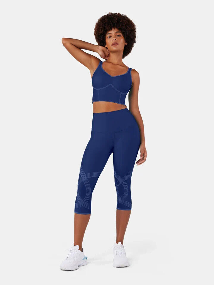 Fanka leggings Body Sculpt Capris Navy Medium
