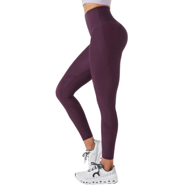 Fanka Women's Compression Lift & Curve Leggings Tummy Control Midnight sz Medium