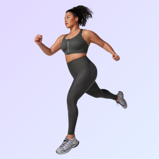 Fanka Body Sculpt Lift n Curve Leggings (Reversible Wear) Dark Gray Small