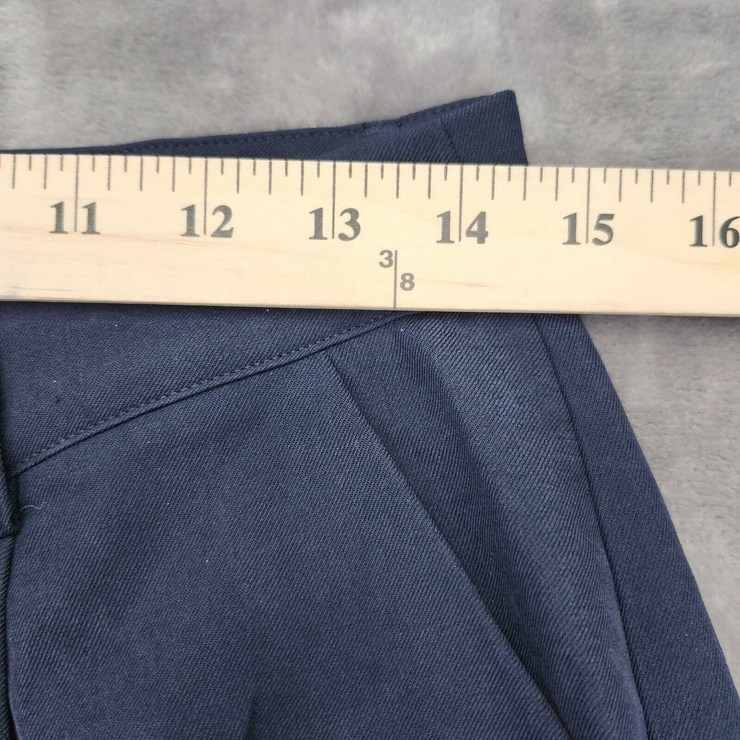 CIDER Womens Mid Rise Solid Pocket Straight Leg Trousers size Large
