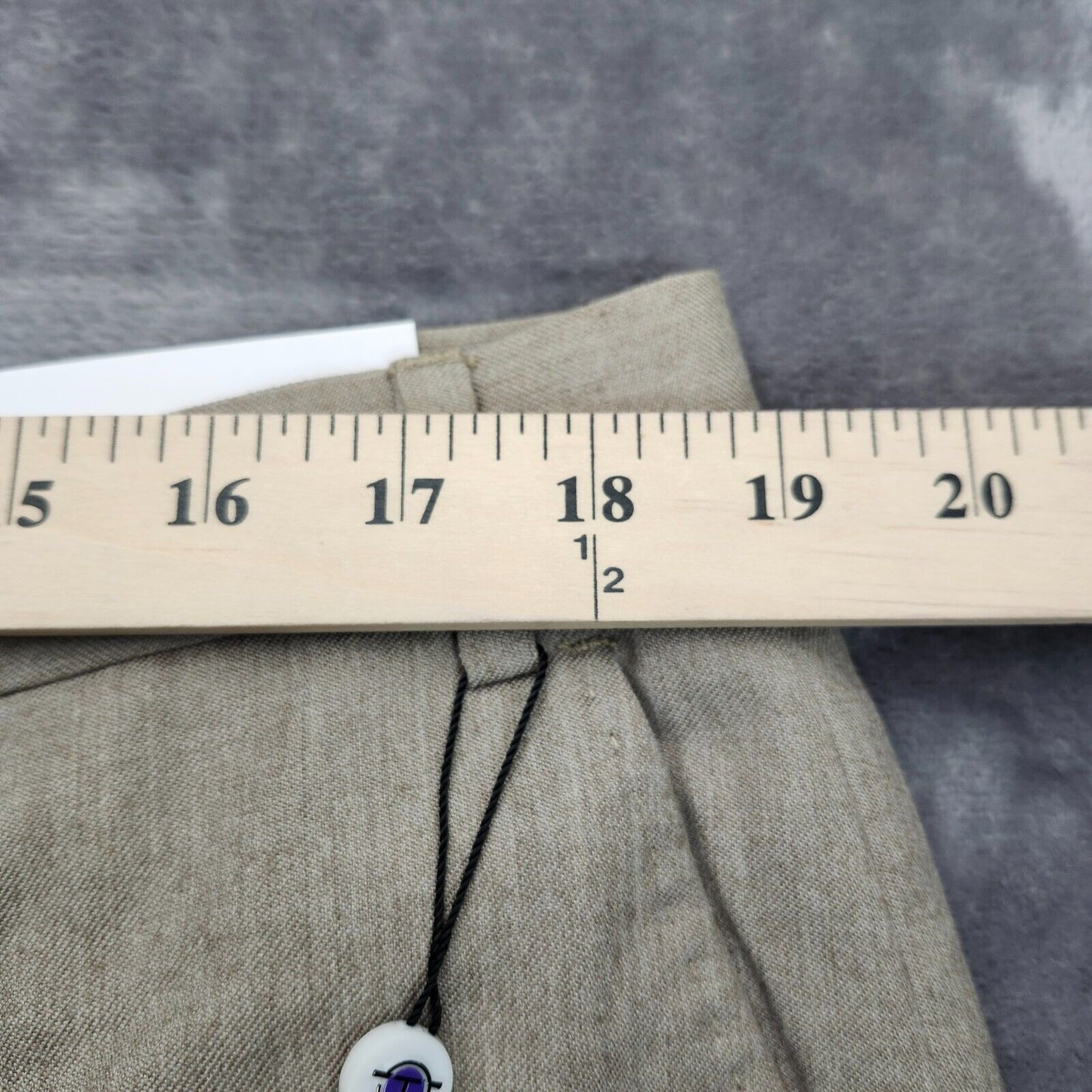 Tayion By Montee Holland Mens Classic-Fit Wool-Blend Dress Pants 38W x 32L