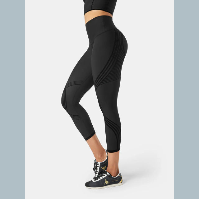 Fanka Women's Compression Lift & Curve 7/8 Leggings with Tummy Control sz Small