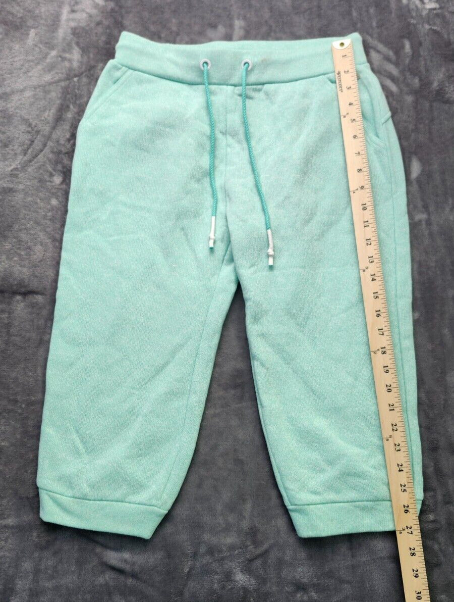 Bench UrbanWear Womens Soft Capri Sweat Pants Mint Green Size Small