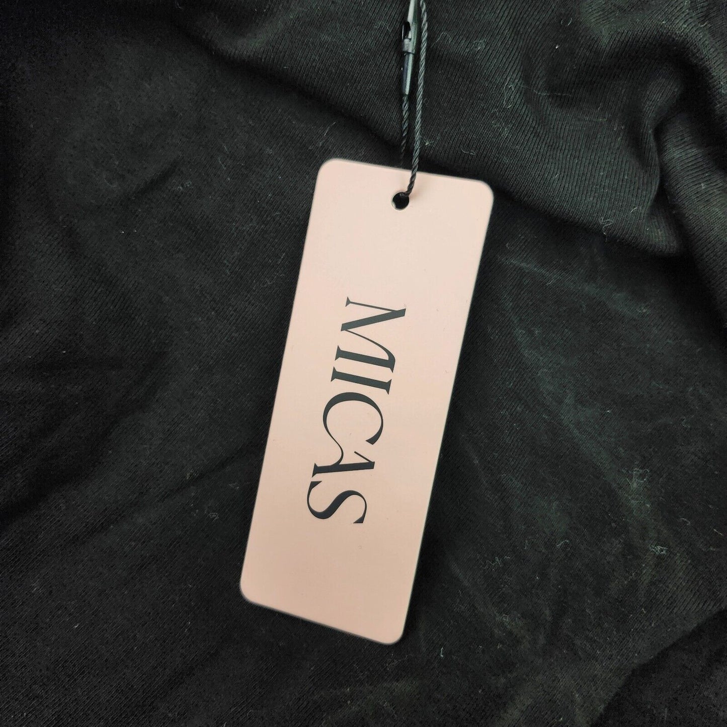 MICAS Womens Little Black Bodycon Dress with Long bell sleeves size XL
