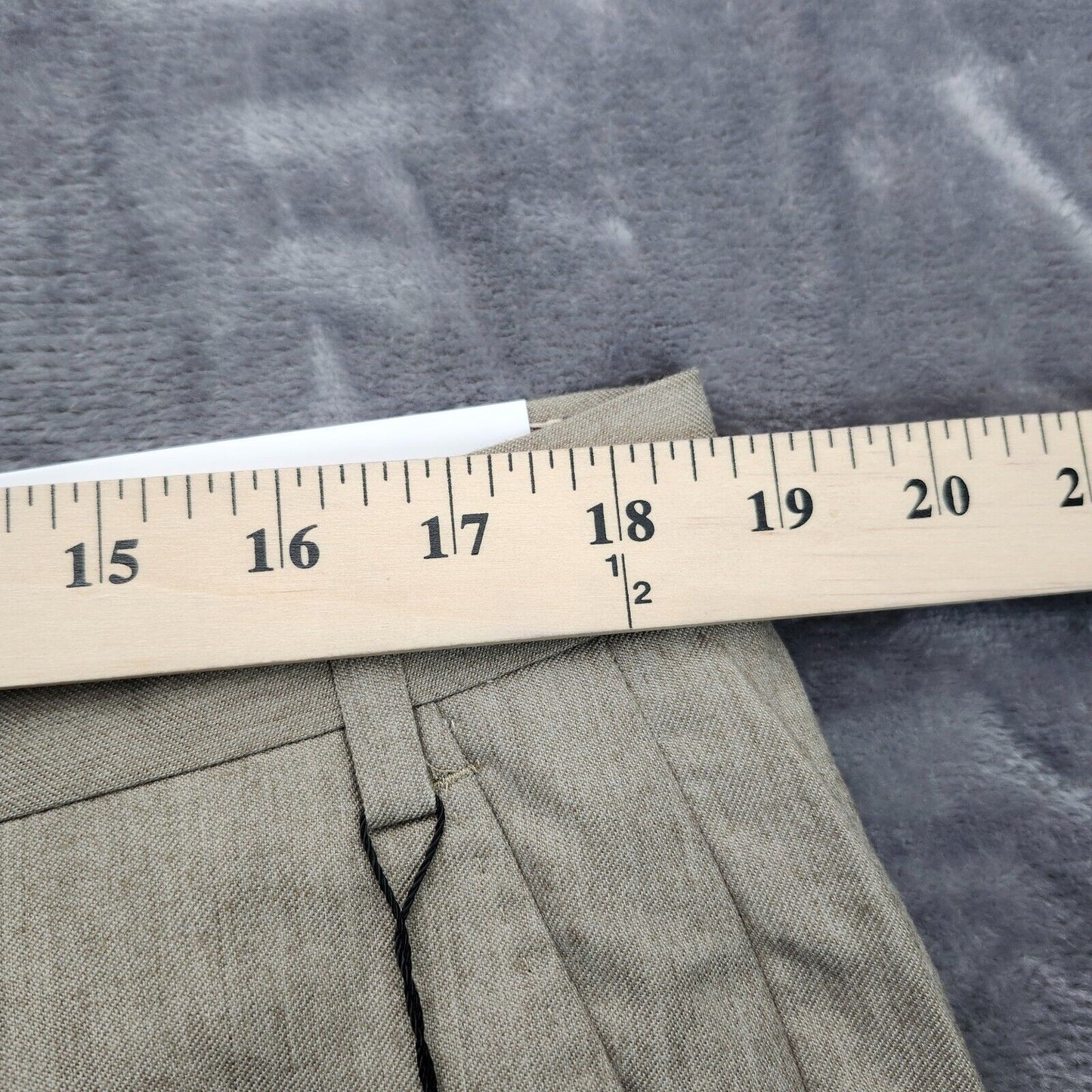 Tayion By Montee Holland Mens Classic-Fit Wool-Blend Dress Pants 38W x 30L