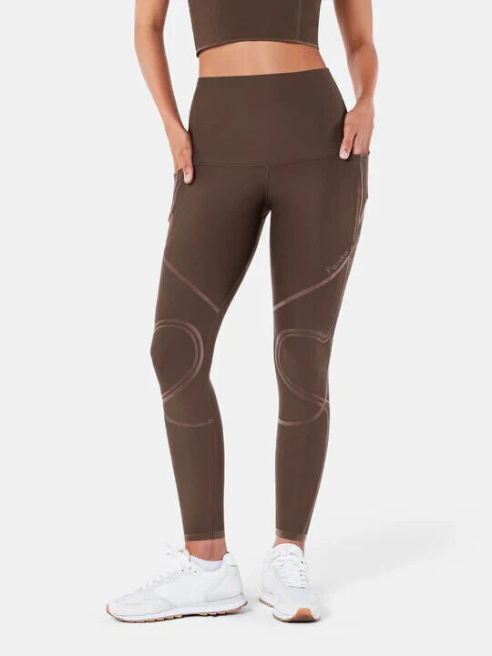 Fanka Body Sculpt 3-Pocketful Leggings Chocolate Brown Medium