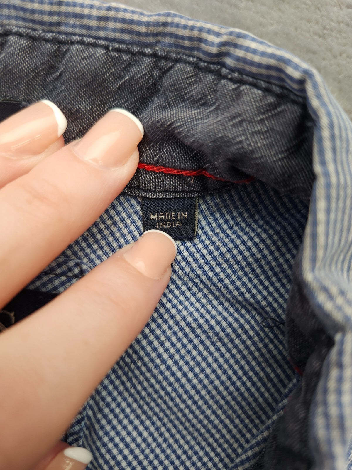 Guess Los Angeles Finest Denim and Dry Goods Dress shirt Size XL