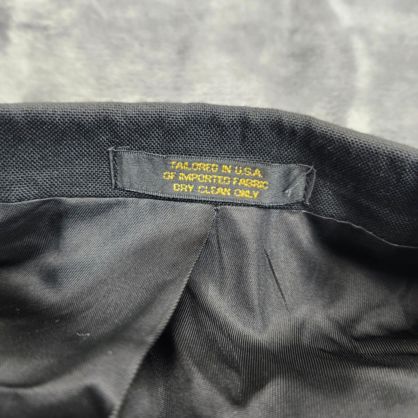 NWT Hardwick Clothes Men's Suit Jacket Black 46 Reg Peak Lapel Double Breasted