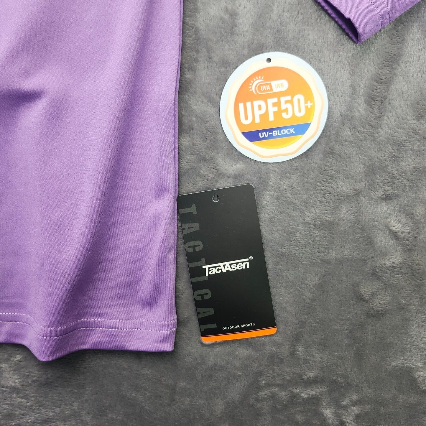 TACVASEN Women's UPF 50+ Sun Protection V Neck Long Sleeve Tops Quick Dry 2XL