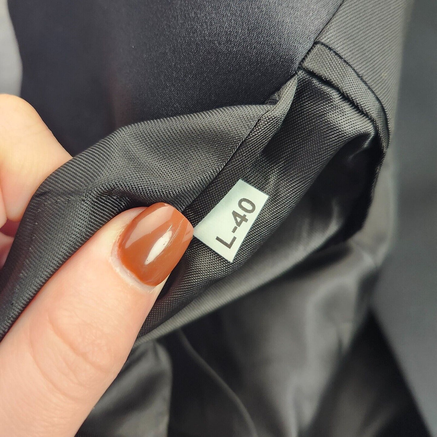 100% Wool Men's Tuxedo Set Jacket Size 40 Long, Pants 34