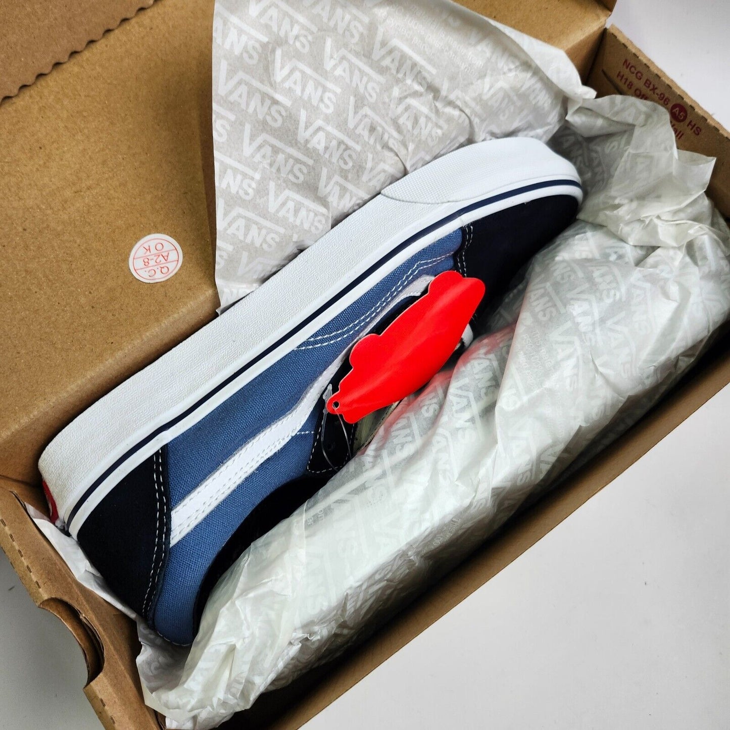 Size 7.5 - VANS Old Skool Navy - VN000D3HNVY