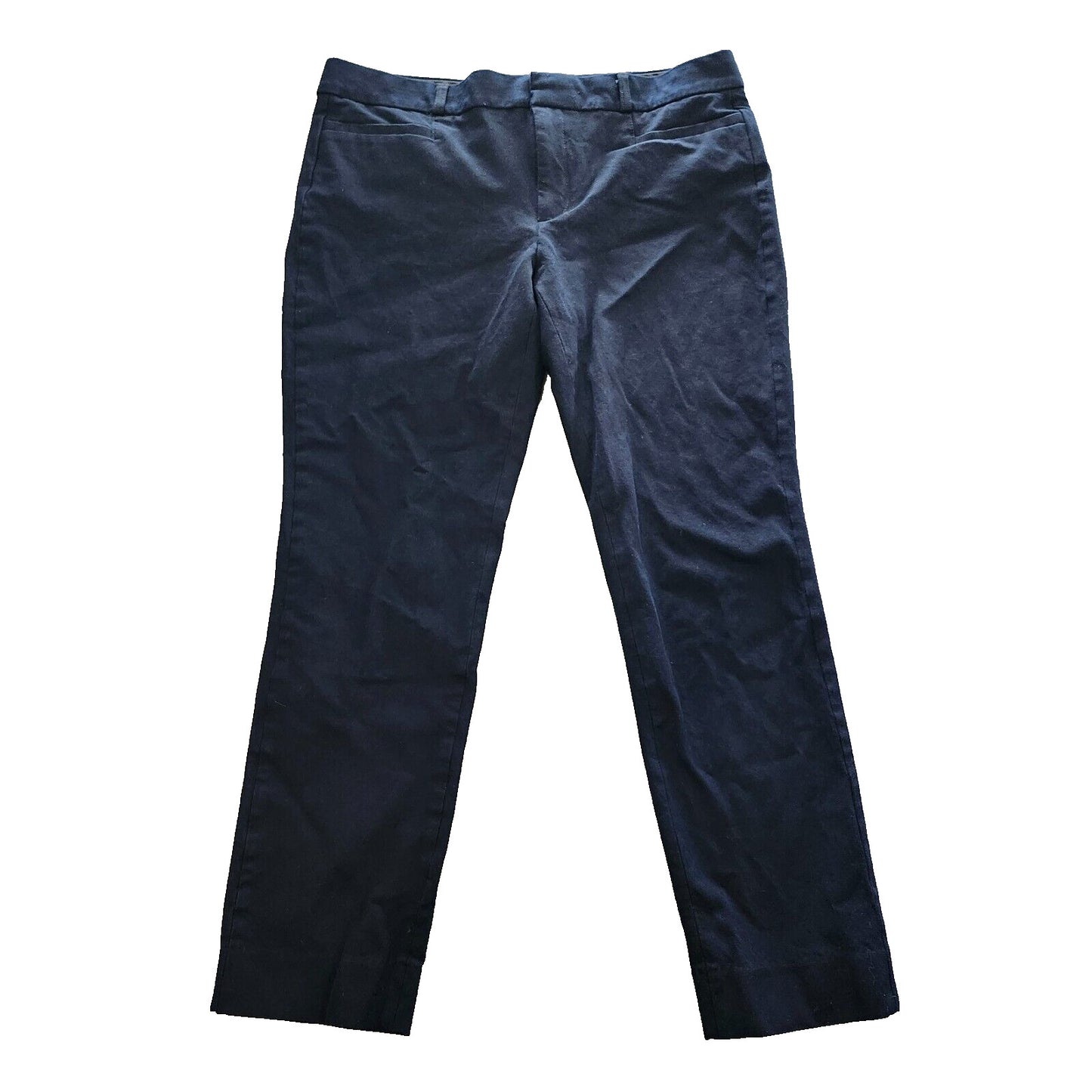 Banana Republic Womens Sloan Curvy Fit Crop Pants- Blue - Size 8