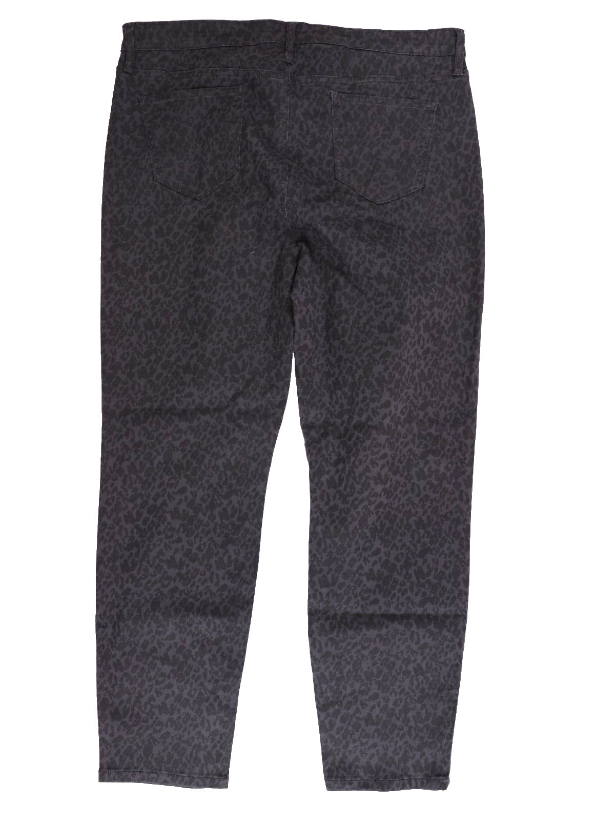 Buffalo by David Bitton Womens Hanna jeans 16/36 Gray and Black Animal Print