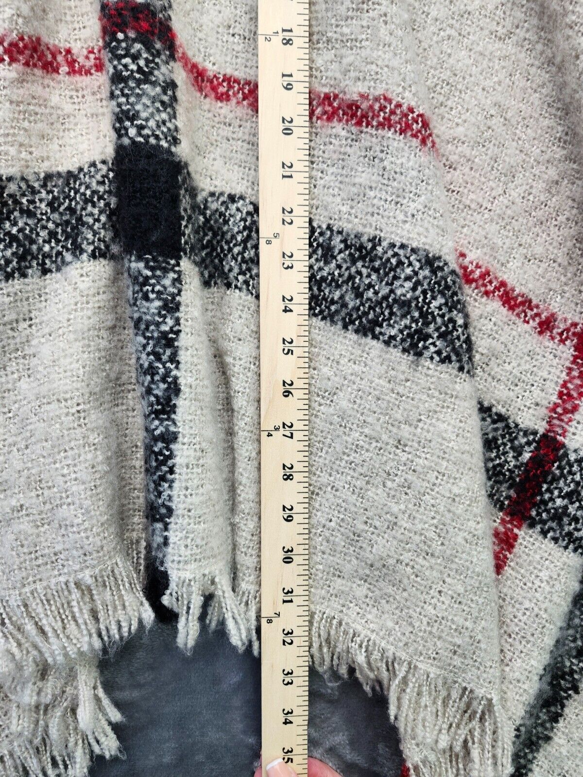 Bell lady womens Acrylic blend Poncho
