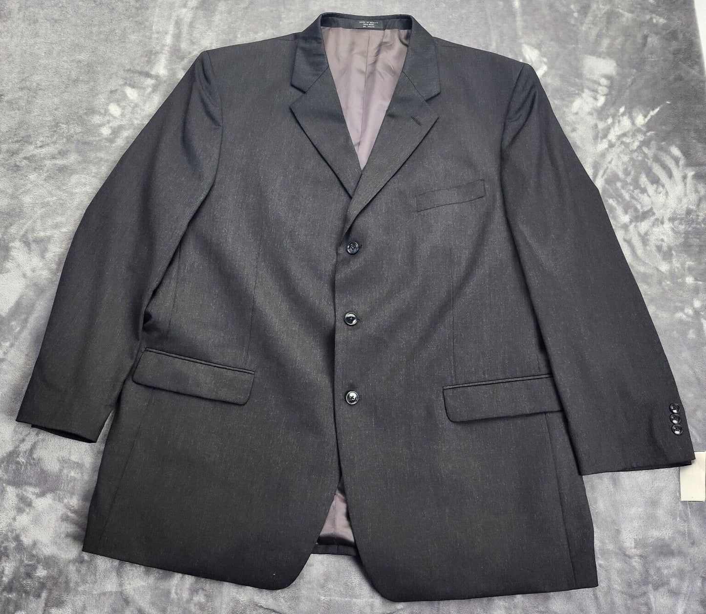 100% Wool Suit Set Jacket Size 50 Pant Size 40 Waist