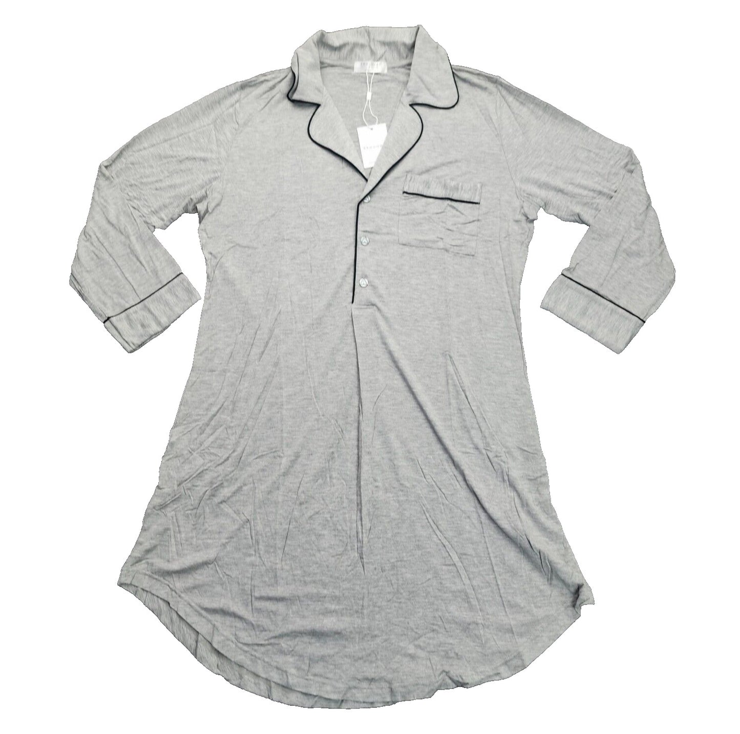 Ekouaer Womens Sleepwear Dress with Pockets sz Small