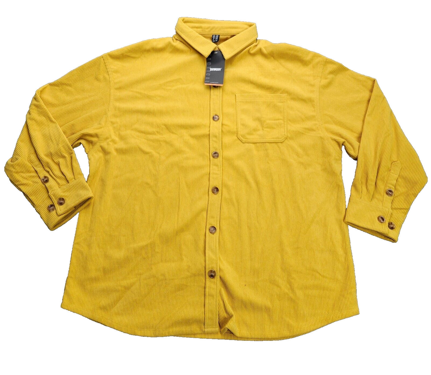 Tacvasen womens corduroy button up dress shirt sz X-large