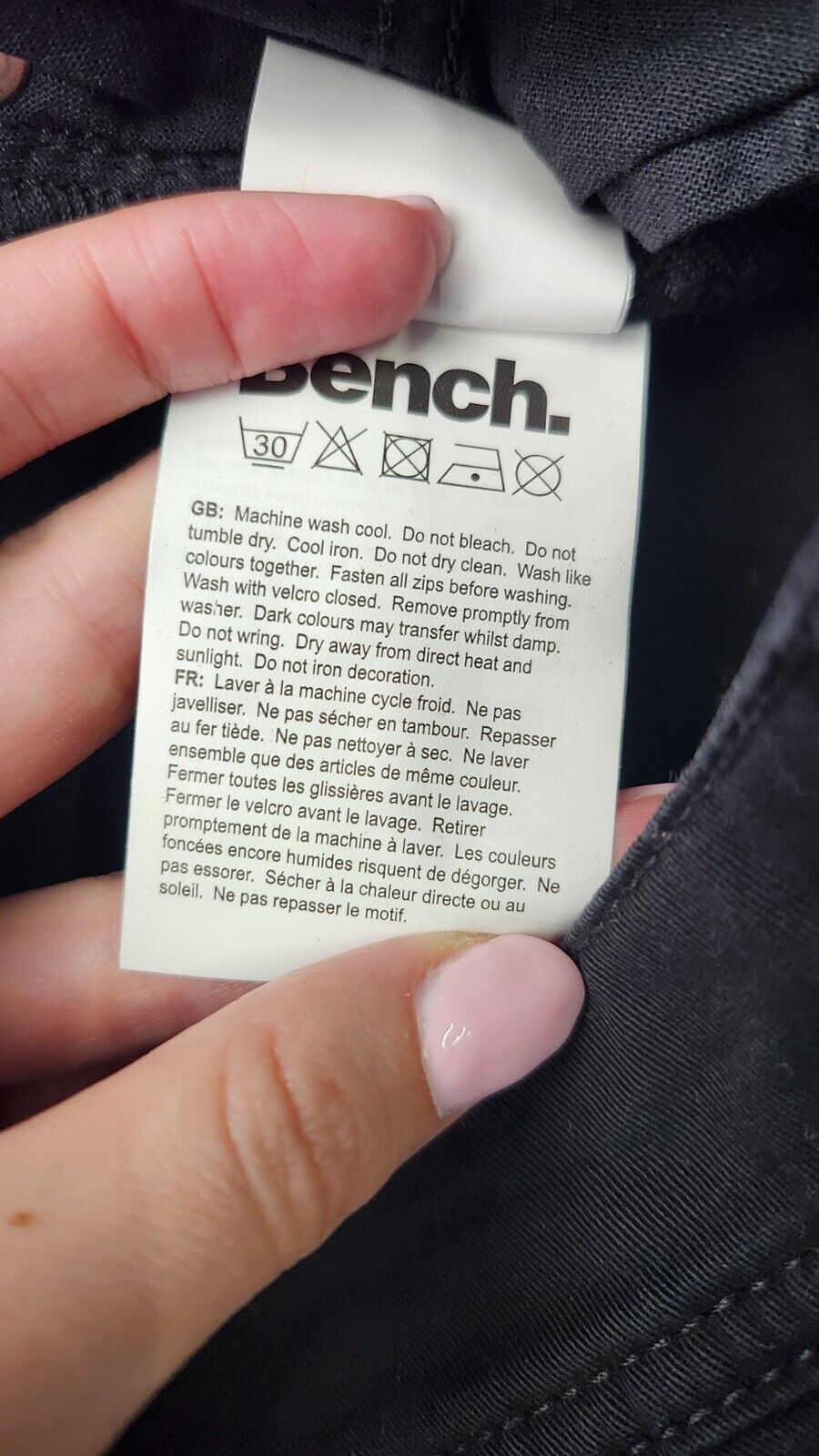 NWT Bench Urban Wear Womens pants Size 28 Black