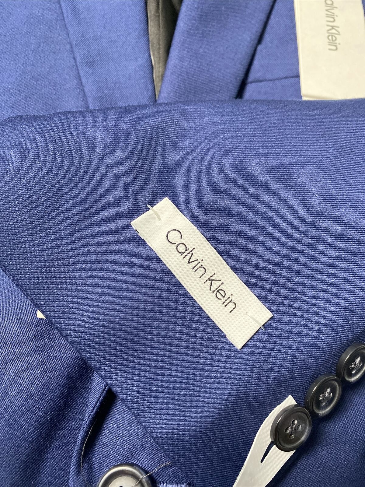 Calvin Klein Size 18 Boys 430 Blue Suit Jacket Only NWT