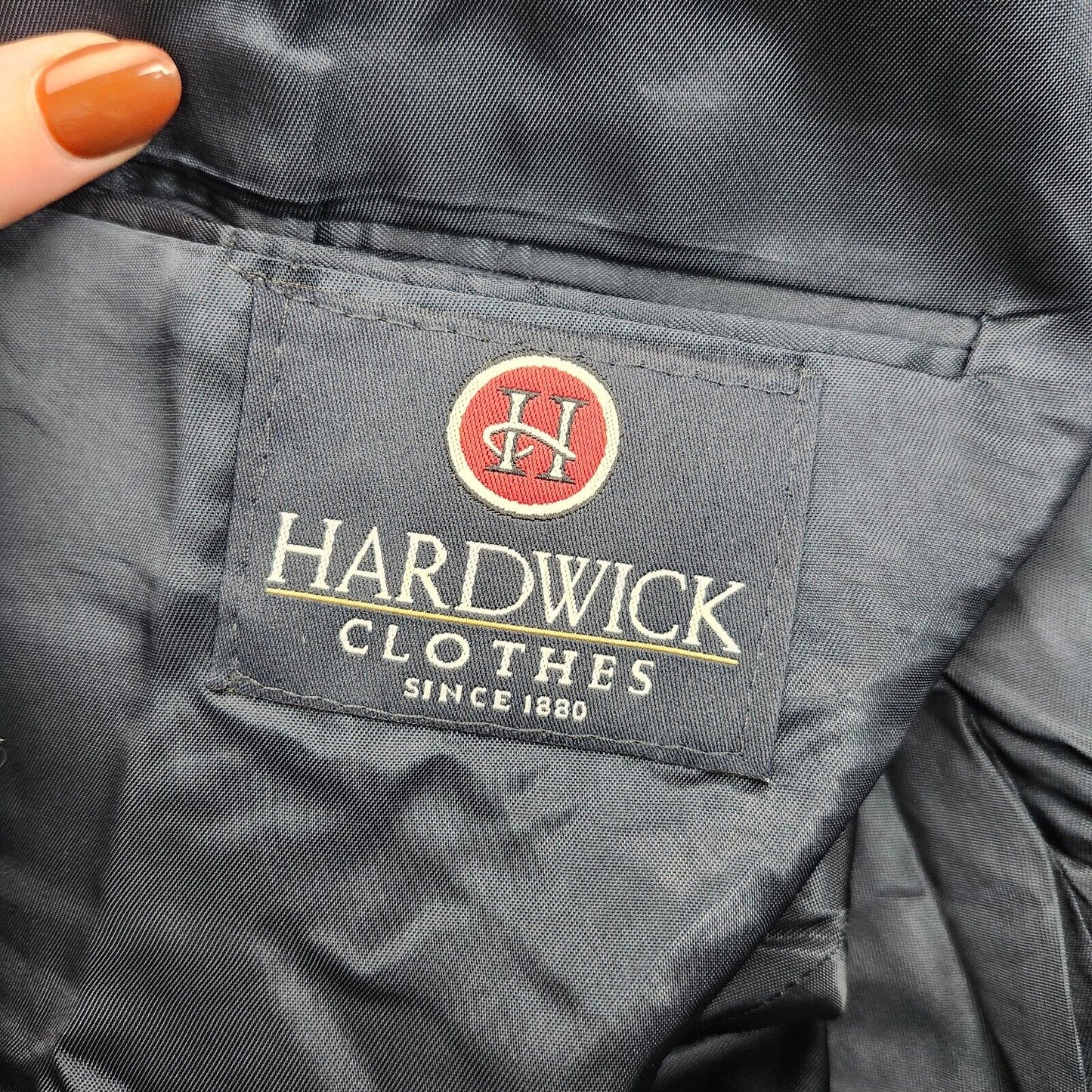 NWT Hardwick Clothes Men's Suit Jacket Black 56 Reg Peak Lapel Double Breasted