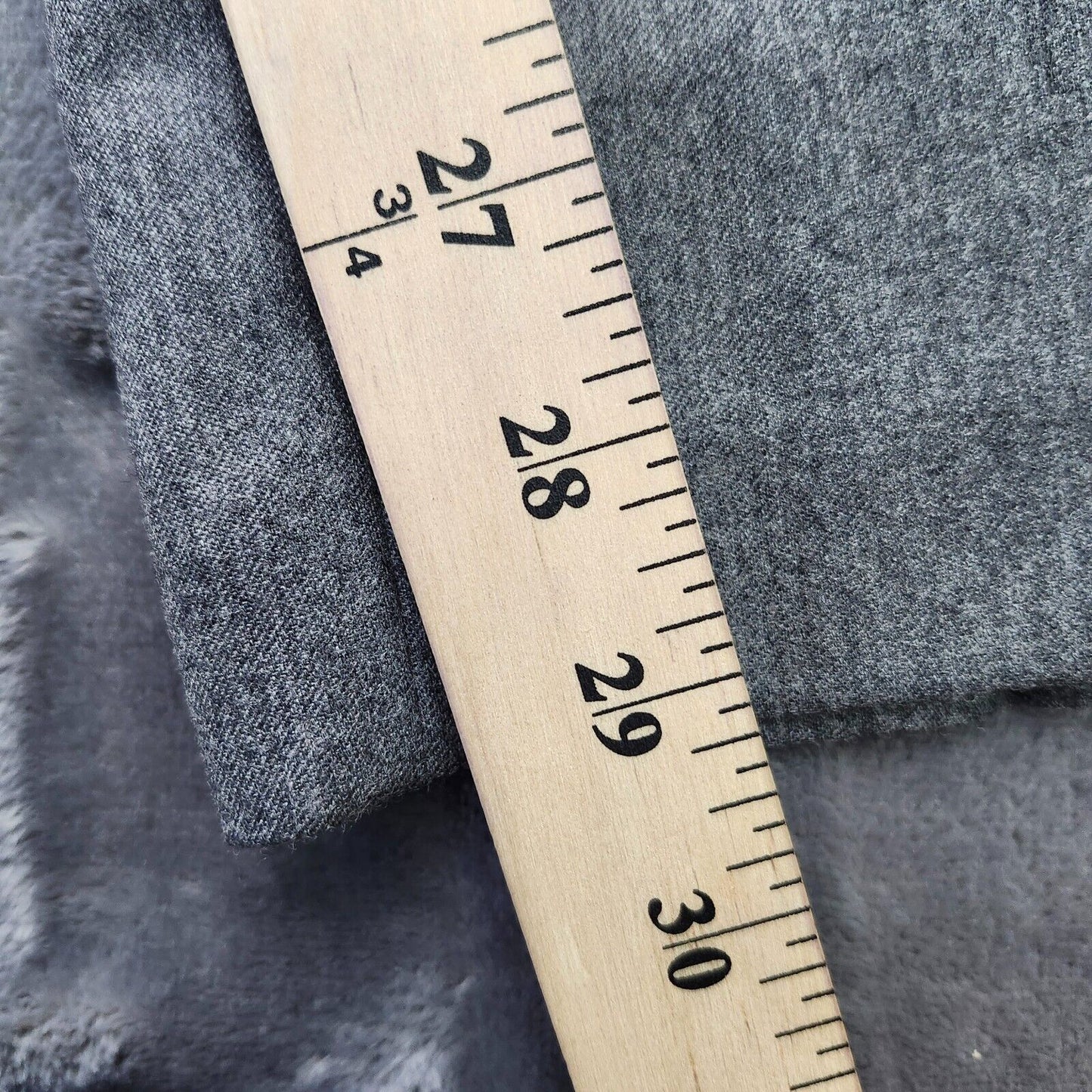 Tayion By Montee Holland Mens Classic-Fit Wool-Blend Dress Pants 36W x 30L Grey