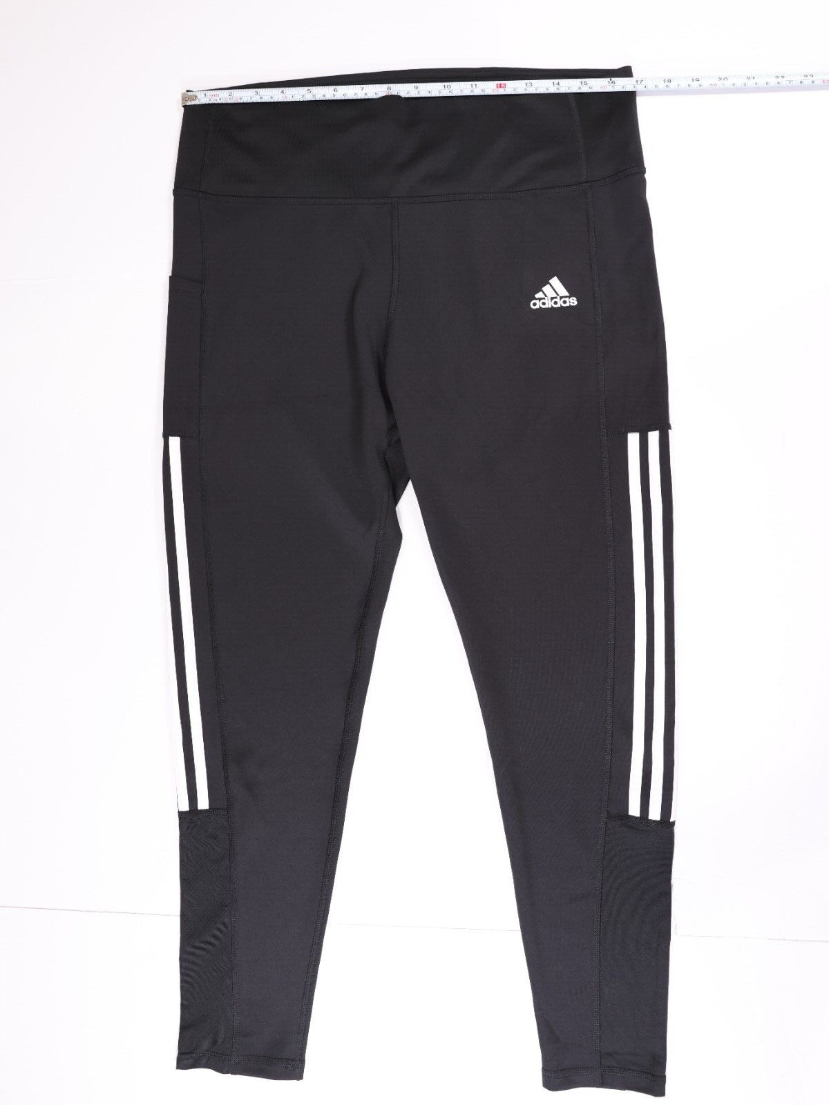 Adidas Womens Climate Aero Ready (Size XL) 3 Stripe Tight Pant - Black