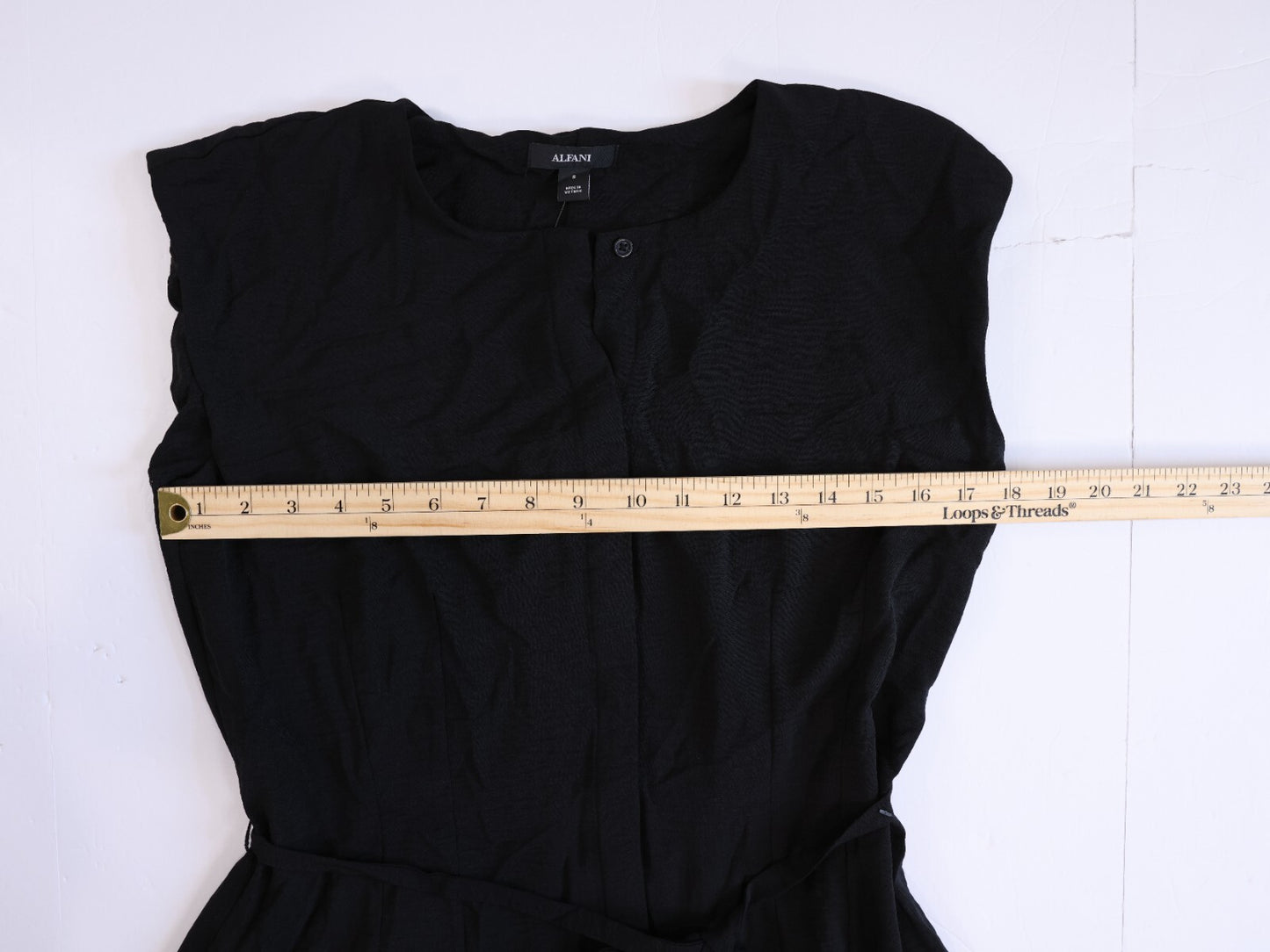Alfani Dress Black Island Breeze Size SMALL
