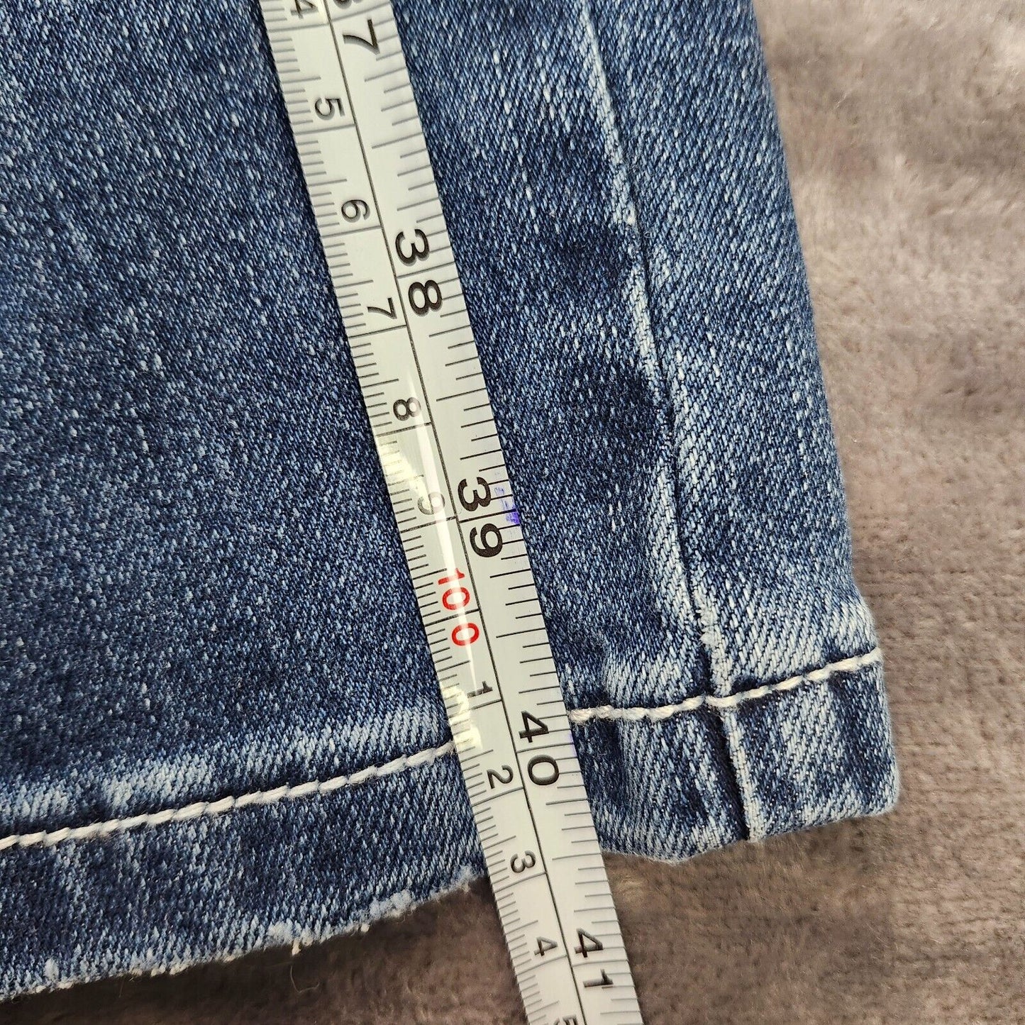 Flamingals Women's Wide Leg Jeans High Waist Vintage Style Pants Size L