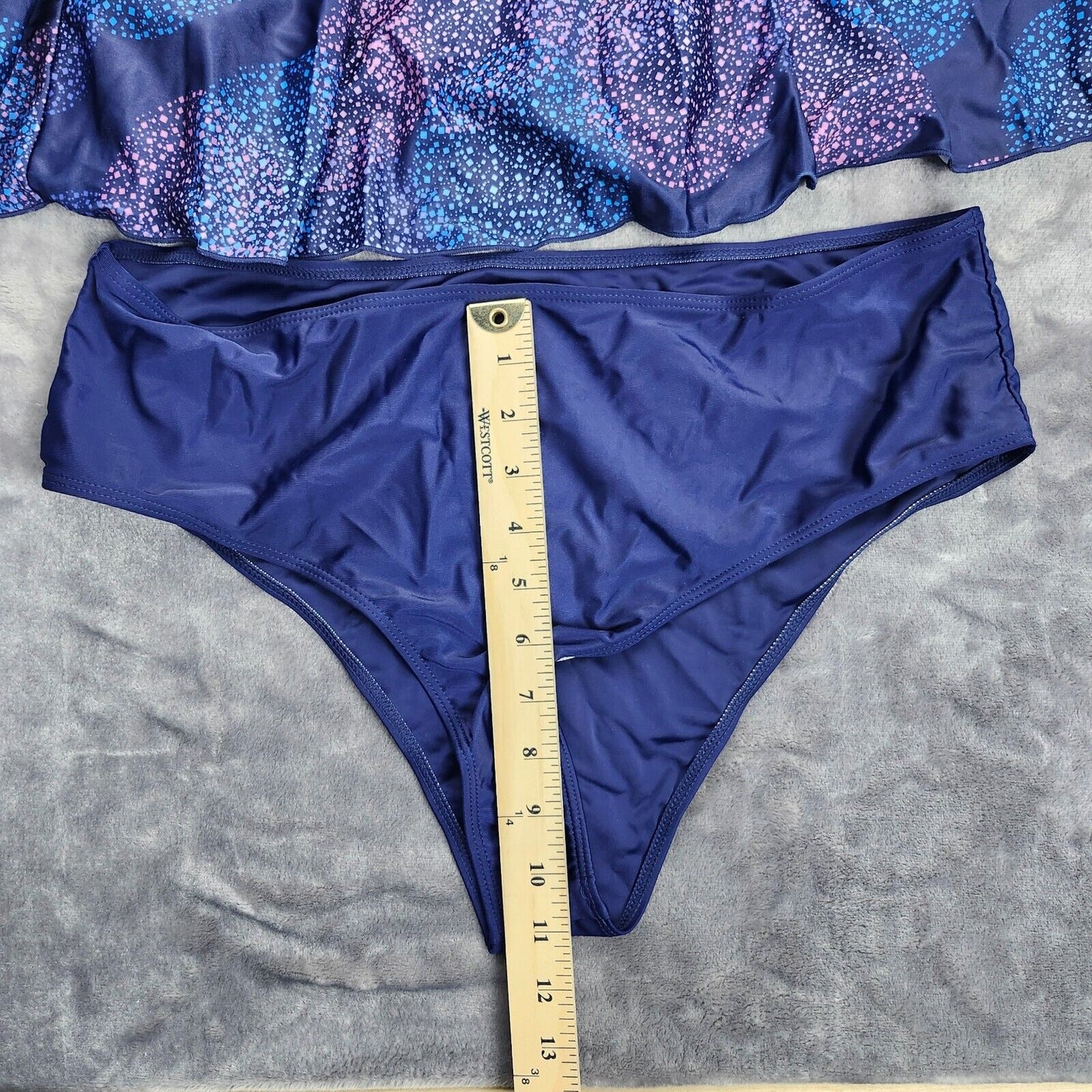 Womens Swimsuit Shorts Backless Two Piece Beach Wear 2XL