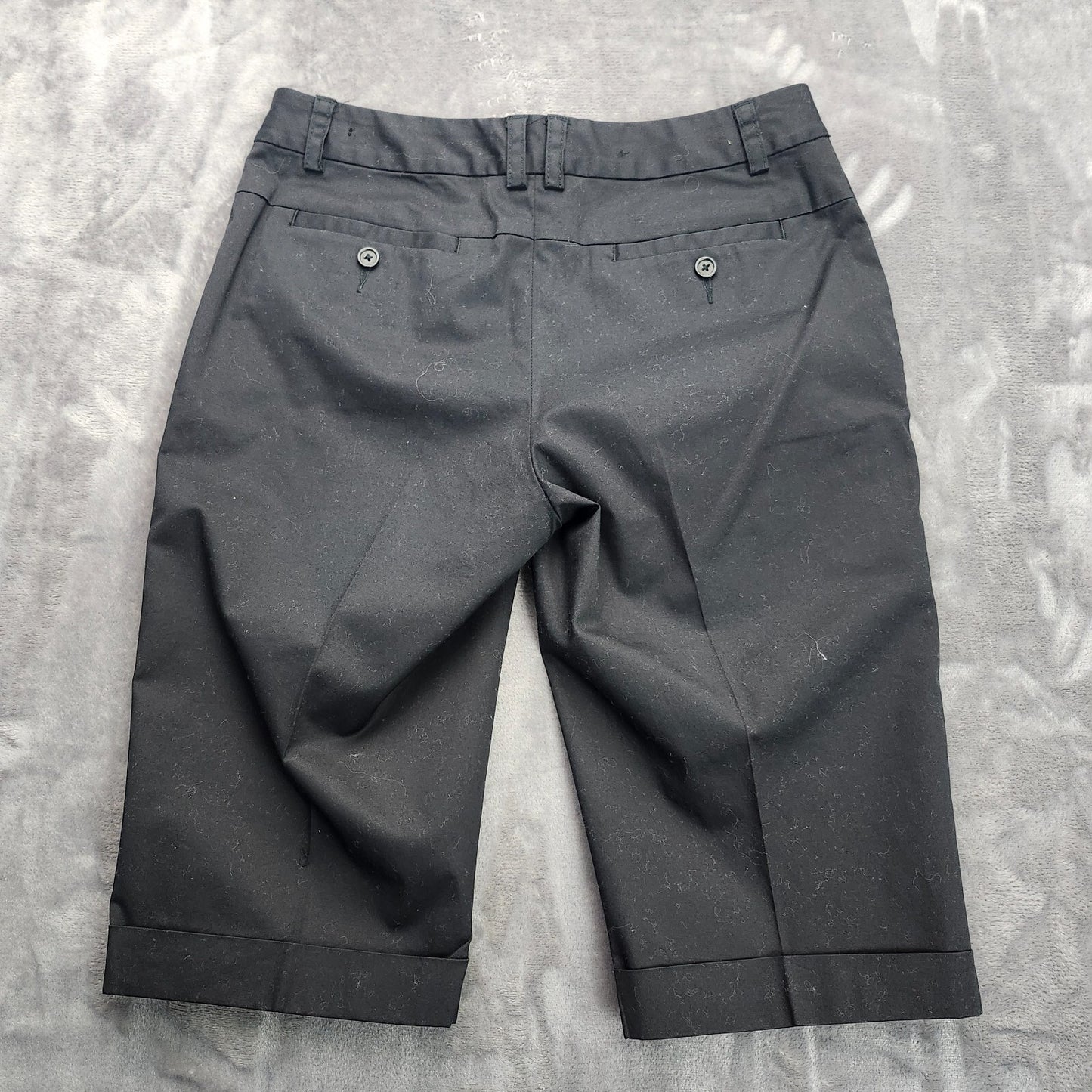 banana republic womens martin fit shorts stretch long shorts size 2