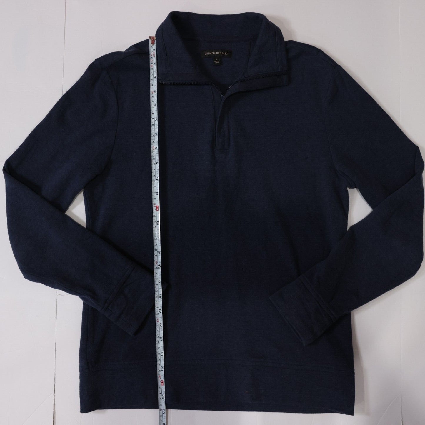 Banana Republic Mens 1/4 Zip Sweater Blue Size M