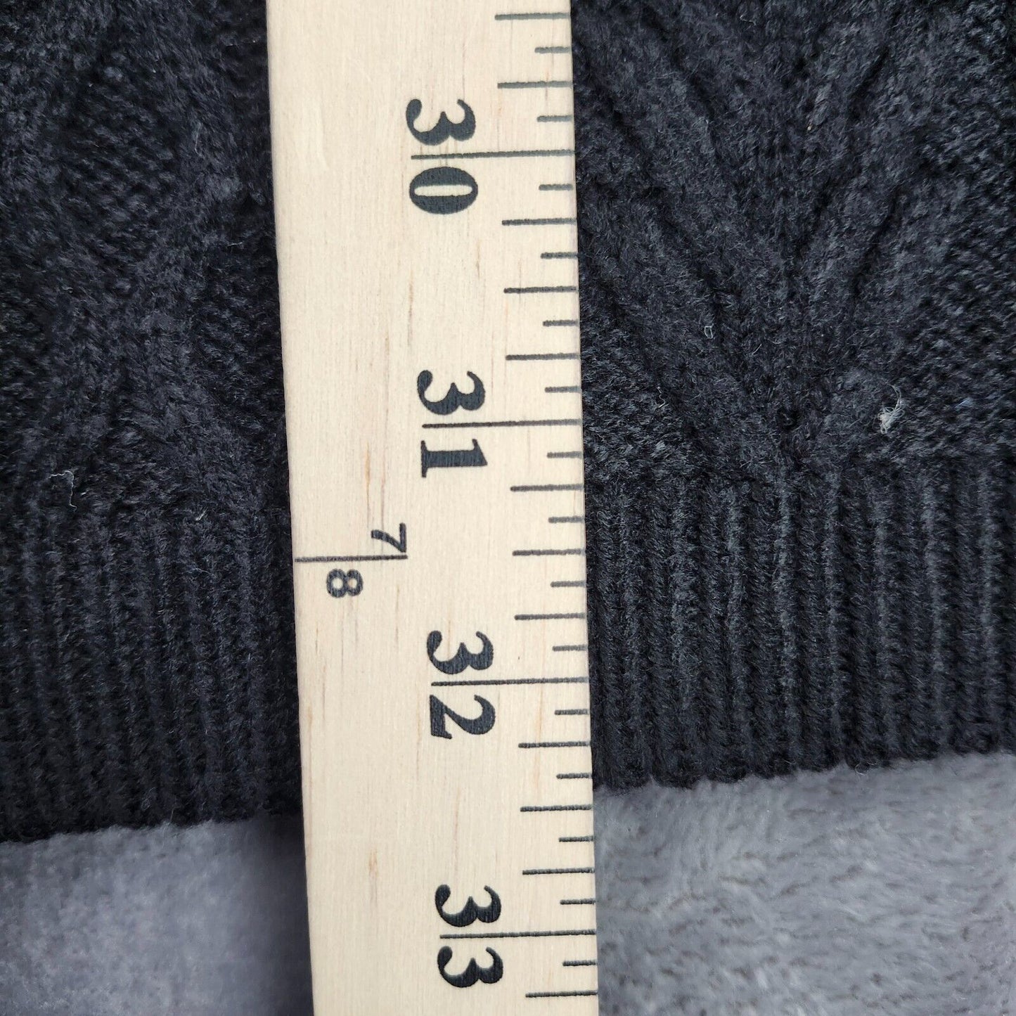CUPSHE Womens Long Sleeve Knit Chunky Sweater Dress Black sz XS