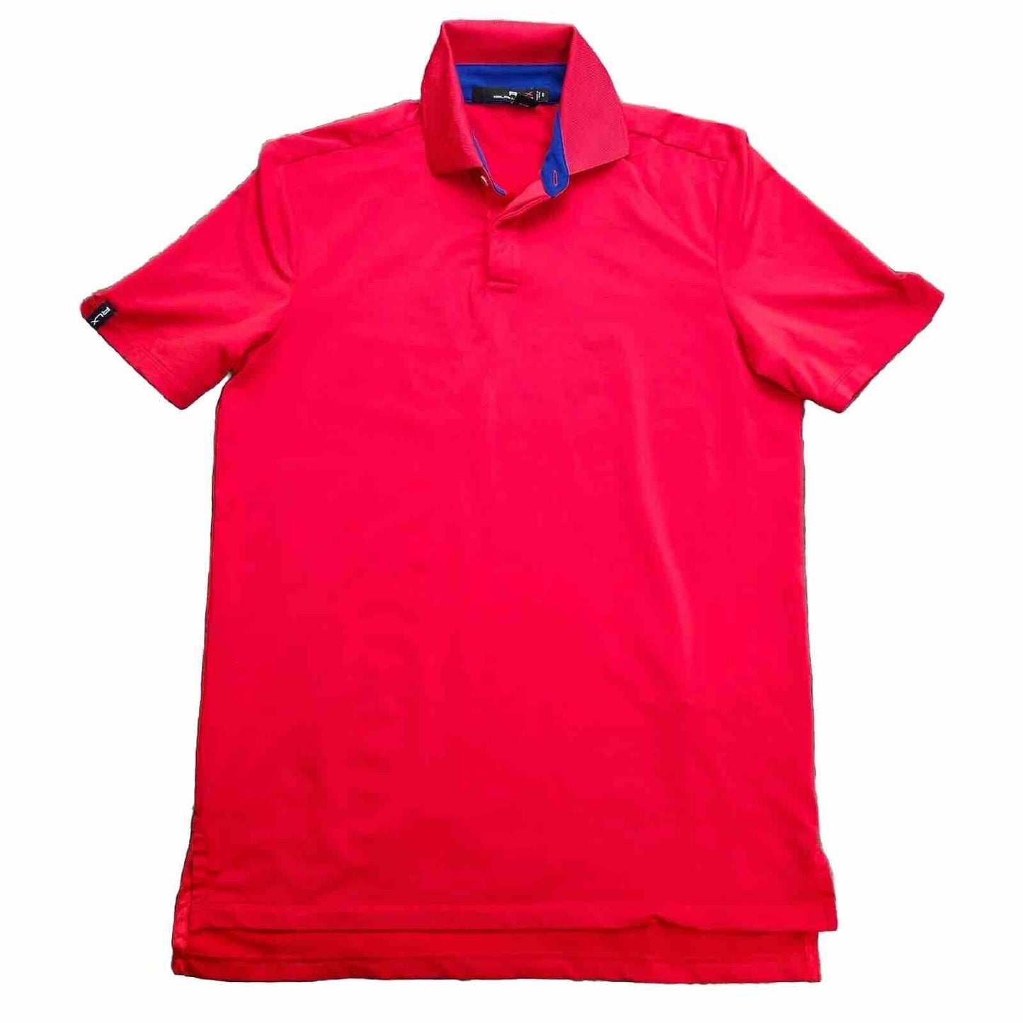 RLX Ralph Lauren Mens Short Sleeve Performance Golf Polo Red Shirt Small