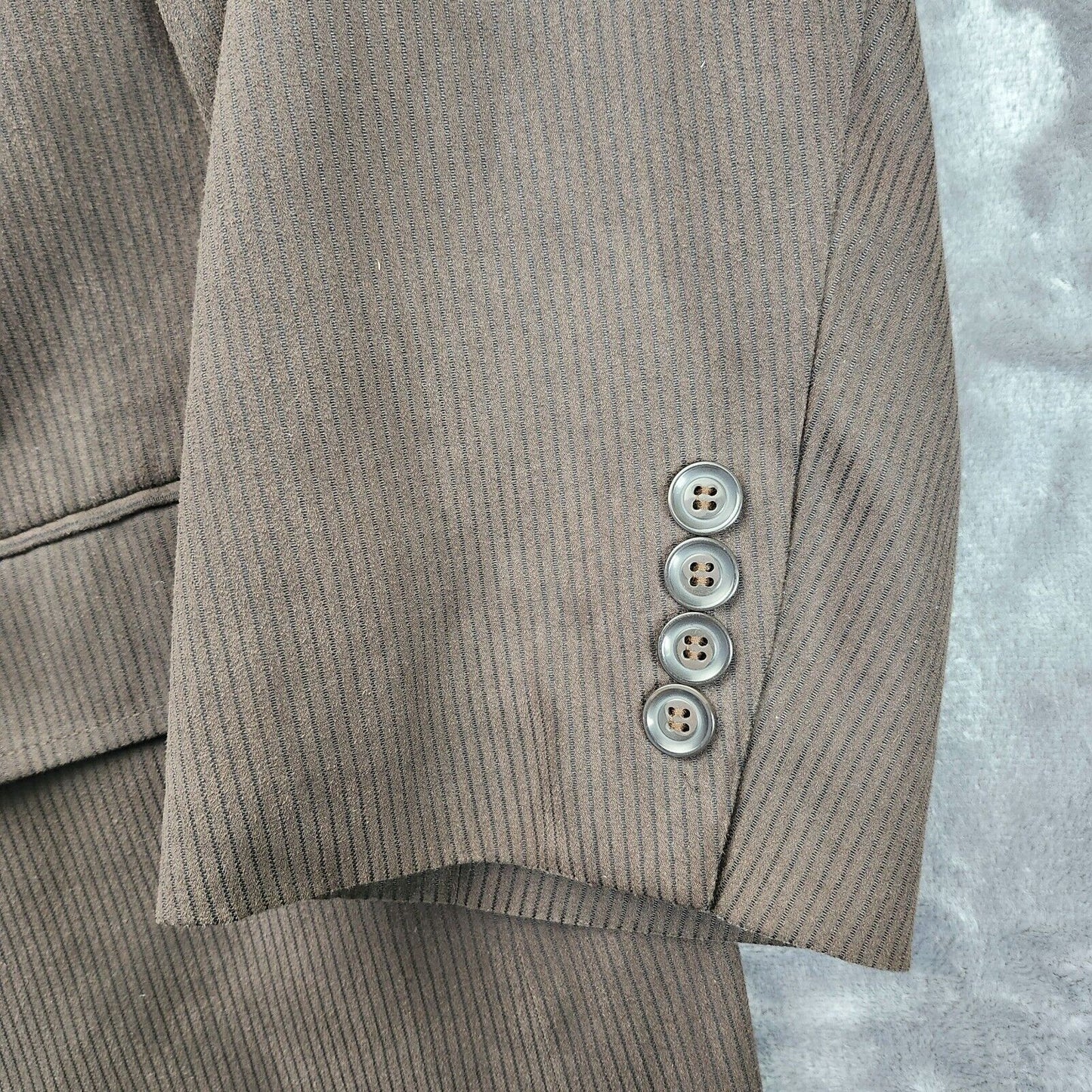 NWoT JNY Jones New York Men's 52 Long Sport Coat Blazer Dark Brown Notch Lapel