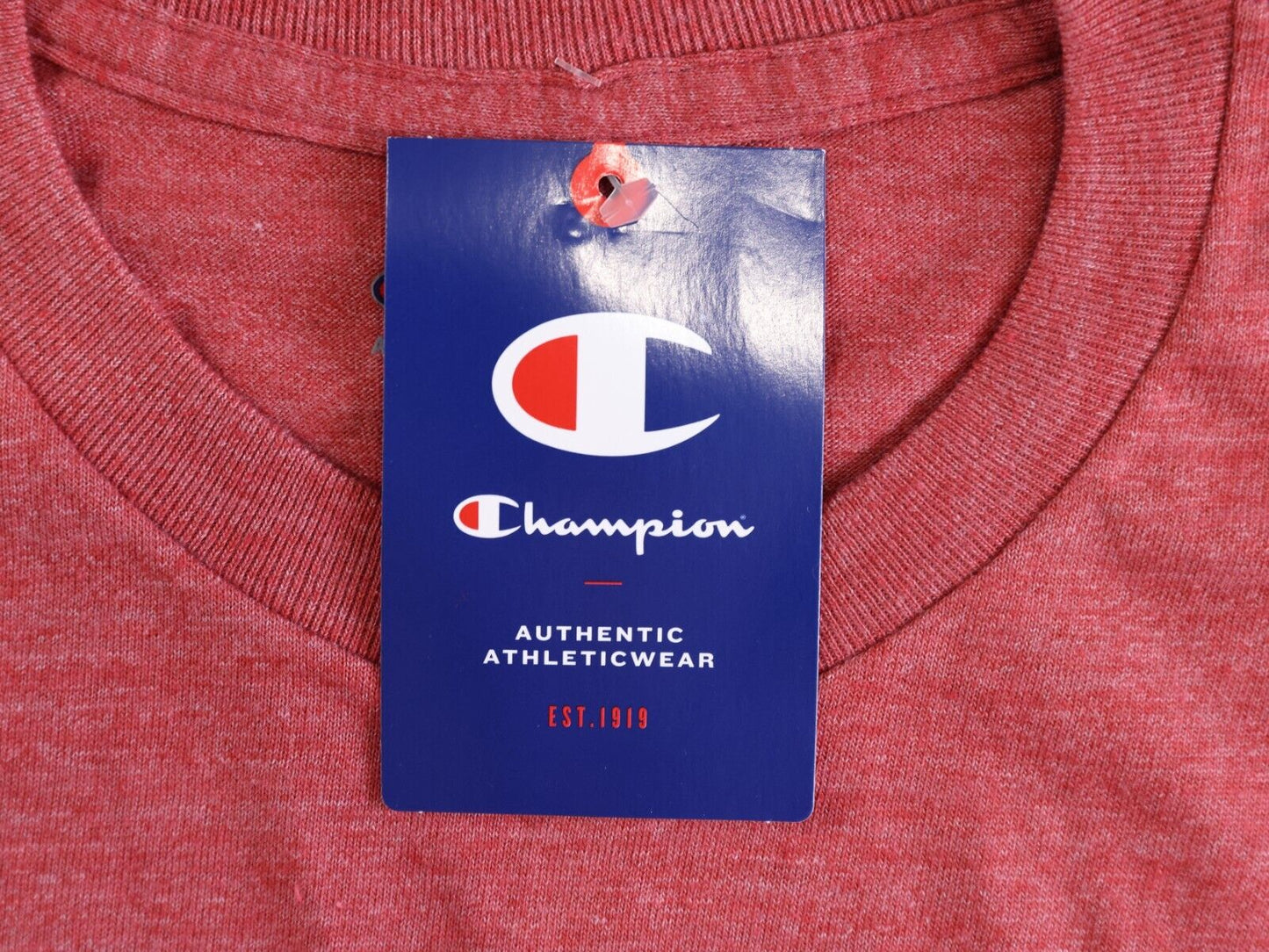 CHAMPION AUTHENTIC ACTIVEWEAR LOGO T Shirt Mens Size L Red
