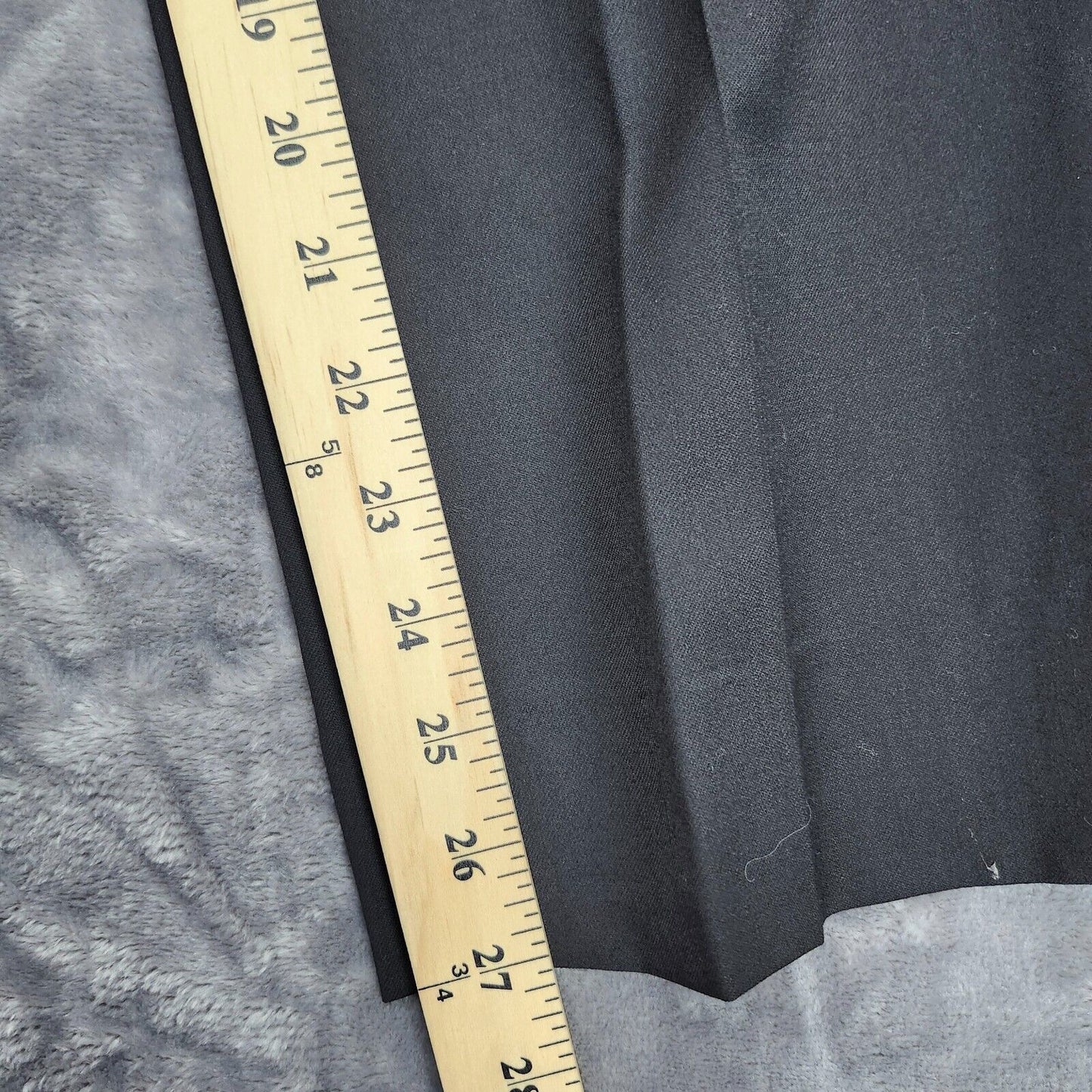Tommy Hilfiger Black Suit Set 100% Wool Jacket 41 L Pants 32