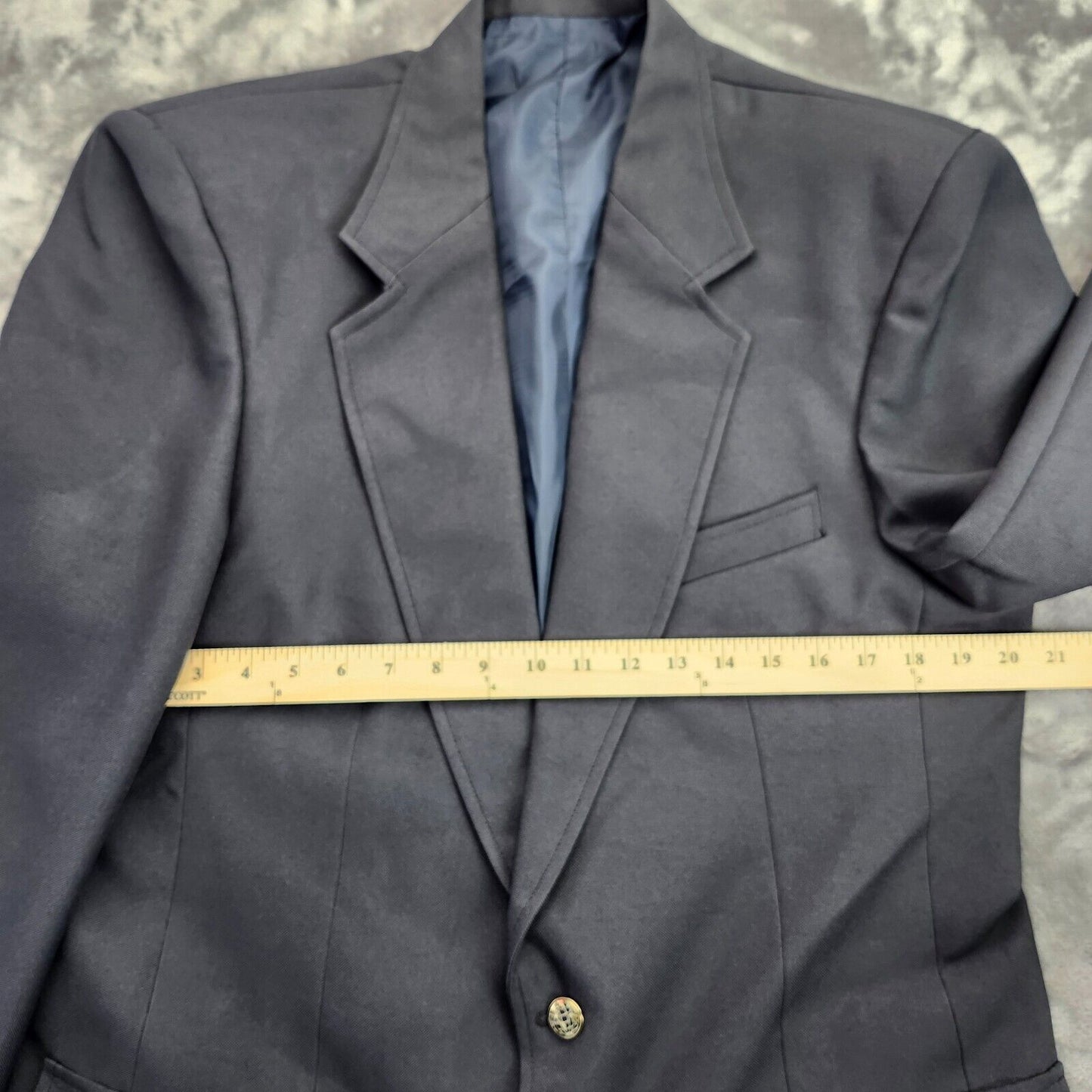 NWT Image First Mens Suit Jacket Blue 42 Long Notch Lapel
